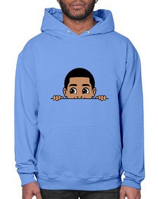 peekaboo boy 17# - black boys or men- Hoodie