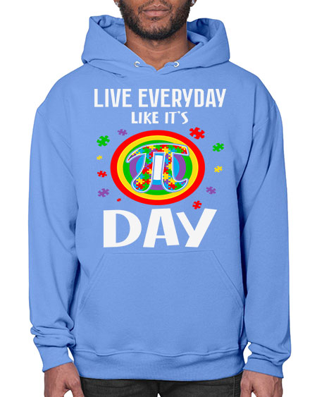 pi day autism puzzle math 111# - autism- Hoodie