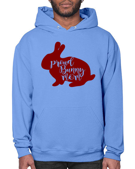 proud bunny mom - rabbit- Hoodie