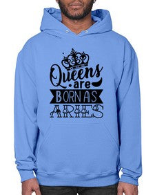 queens are born as Aries 389# - aries- Hoodie