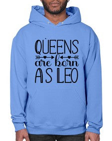 queens are born as Leo 394# - leo- Hoodie