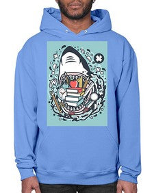 shark school 871# - general school- Hoodie
