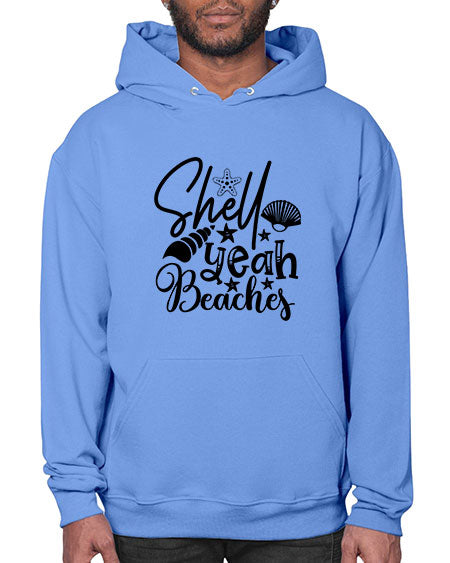 shell yeah beaches Style 75# - summer- Hoodie