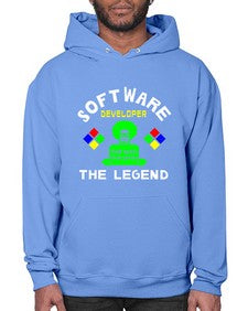 software developer the legend 16# - computer- Hoodie