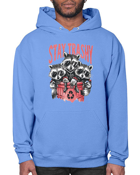 stay trashy 63# - raccoon- Hoodie