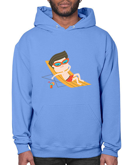 summer characters 62# - summer- Hoodie