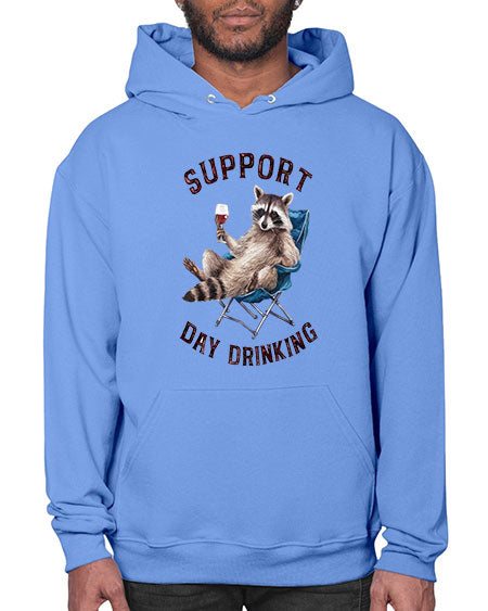 support day drinking 67# - raccoon- Hoodie