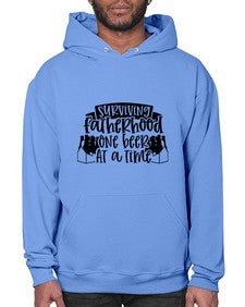 surviving fatherhood one beer at a time 1594# - beer- Hoodie