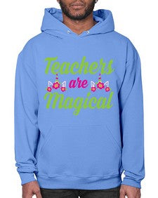 teachers are magical 428# - unicorn- Hoodie