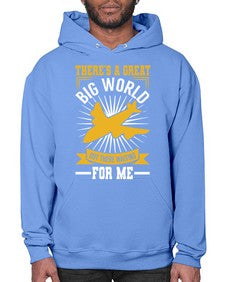 theres a geat big world waiting for me  42# - airplane- Hoodie