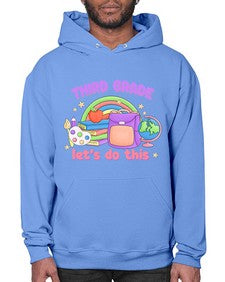 third Grade Lets Do This 964# - third grade- Hoodie