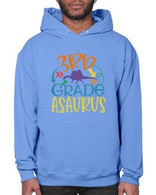 third grade asaurus 948# - third grade- Hoodie