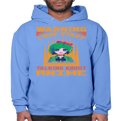 warning i may start talking about anime286# - anime- Hoodie