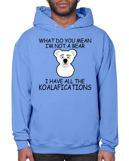 what do you mean im not a bear 287# - bears - animals- Hoodie