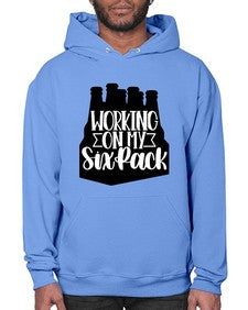 working on my six pack 1789# - beer- Hoodie