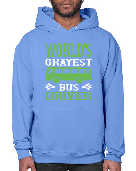 worlds okayest bus driver Style 1670# - Bus Driver- Hoodie