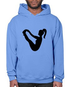yoga pose  633# - yoga- Hoodie