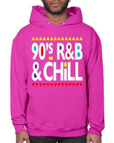 90s rnb and chill 279# - black words and phrases- Hoodie