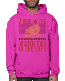 A bike on the worth two in the shet 1# - motorcycle- Hoodie