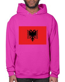 Albania 300# - world flags- Hoodie