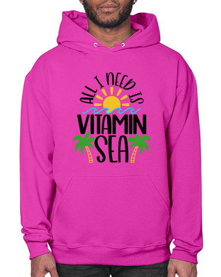 All I Need Is Vitamin Sea Style 56# - summer- Hoodie