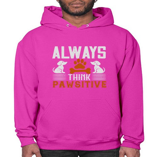 Always Think Pawsitive Style 133# - dogs- Hoodie
