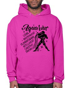 Aquarius 72# - aquarius- Hoodie