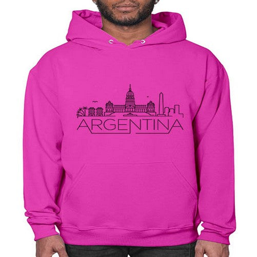Argentina Minimal Skyline 341# - cities- Hoodie