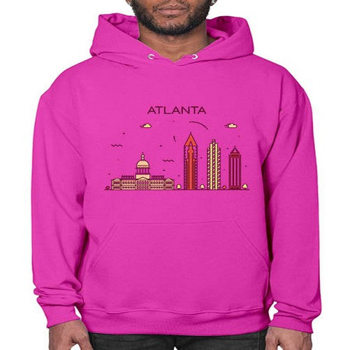 Atlanta 374# - cities- Hoodie