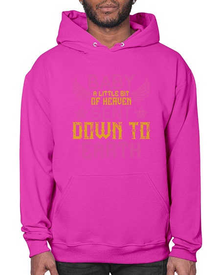 Baby A little bit of heaven sent down to earth Style 273# - baby- Hoodie