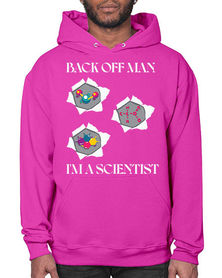 BackOffManImAScientistSkinite Scientist Skinite 289# - general science- Hoodie