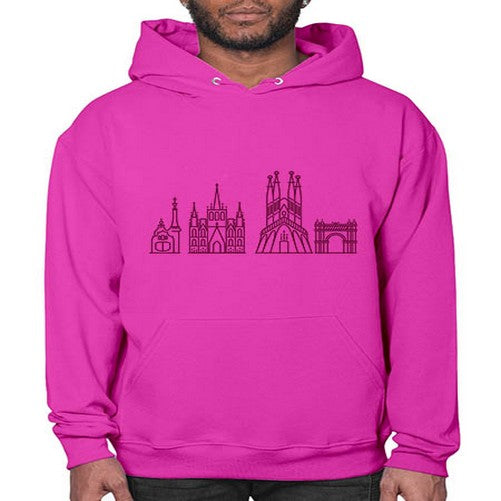 Barcelona 413# - cities- Hoodie
