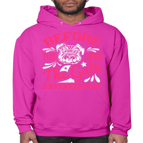 Before You Open The Gate Style 17# - dogs- Hoodie