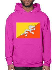 Bhutan 456# - world flags- Hoodie