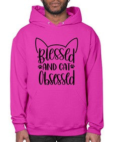 Blessed And Cat Obsessed Style 79# - cats- Hoodie