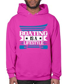 Boating is a lifestyle 52# - boats- Hoodie
