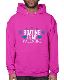 Boating is my valentine 4# - boats- Hoodie