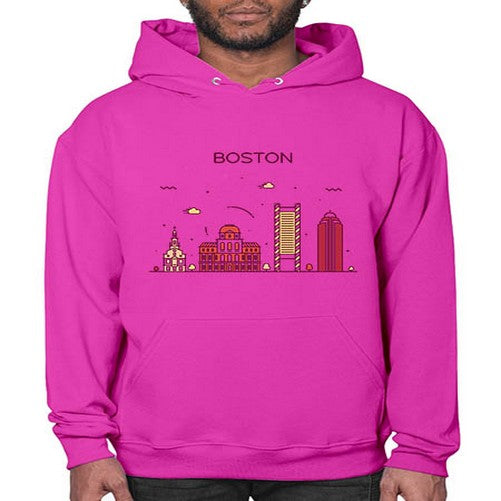 Boston 481# - cities- Hoodie