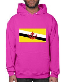 Brunei 503# - world flags- Hoodie