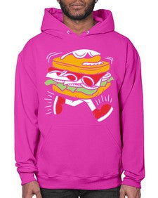 Burger 1# - cartoon food- Hoodie