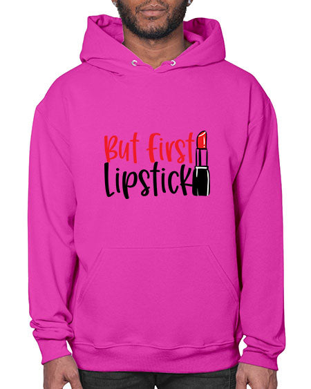 But First Lipstick Style 246# -makeup Hoodie