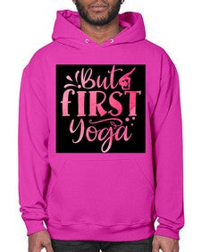 But First Yoga  188# - yoga- Hoodie