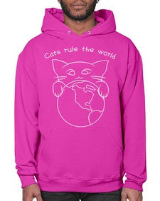 Cats Rule the World - cats- Hoodie