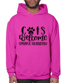 Cats Welcome Style 91# - cats- Hoodie