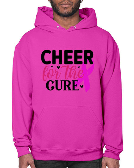 Cheer for the Cure 28# - breast cancer- Hoodie