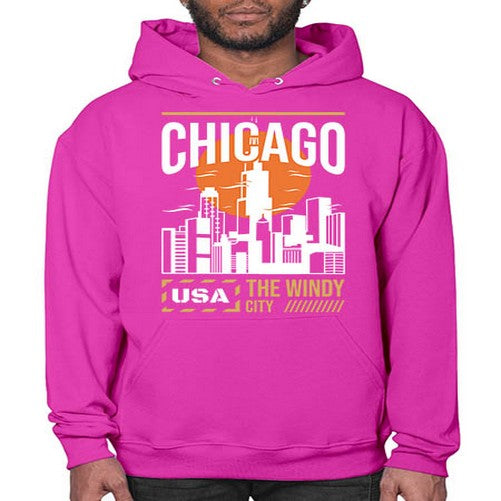 Chicago 571# - cities- Hoodie