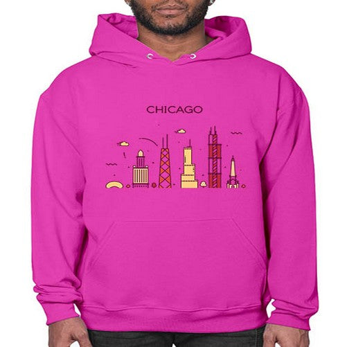 Chicago 572# - cities- Hoodie