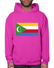Comoros 612# - world flags- Hoodie