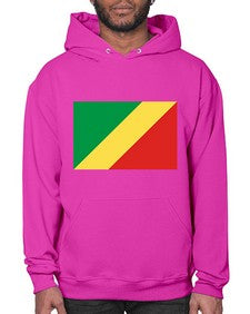 Congo Republic of the 614# - world flags- Hoodie