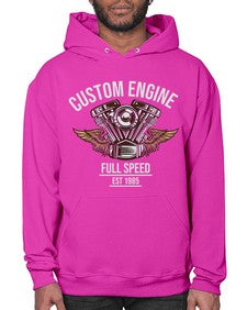 Custom engine 14# - motorcycle- Hoodie